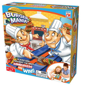 Fotorama Burger Mania game action on conveyor belt promotes quick thinking