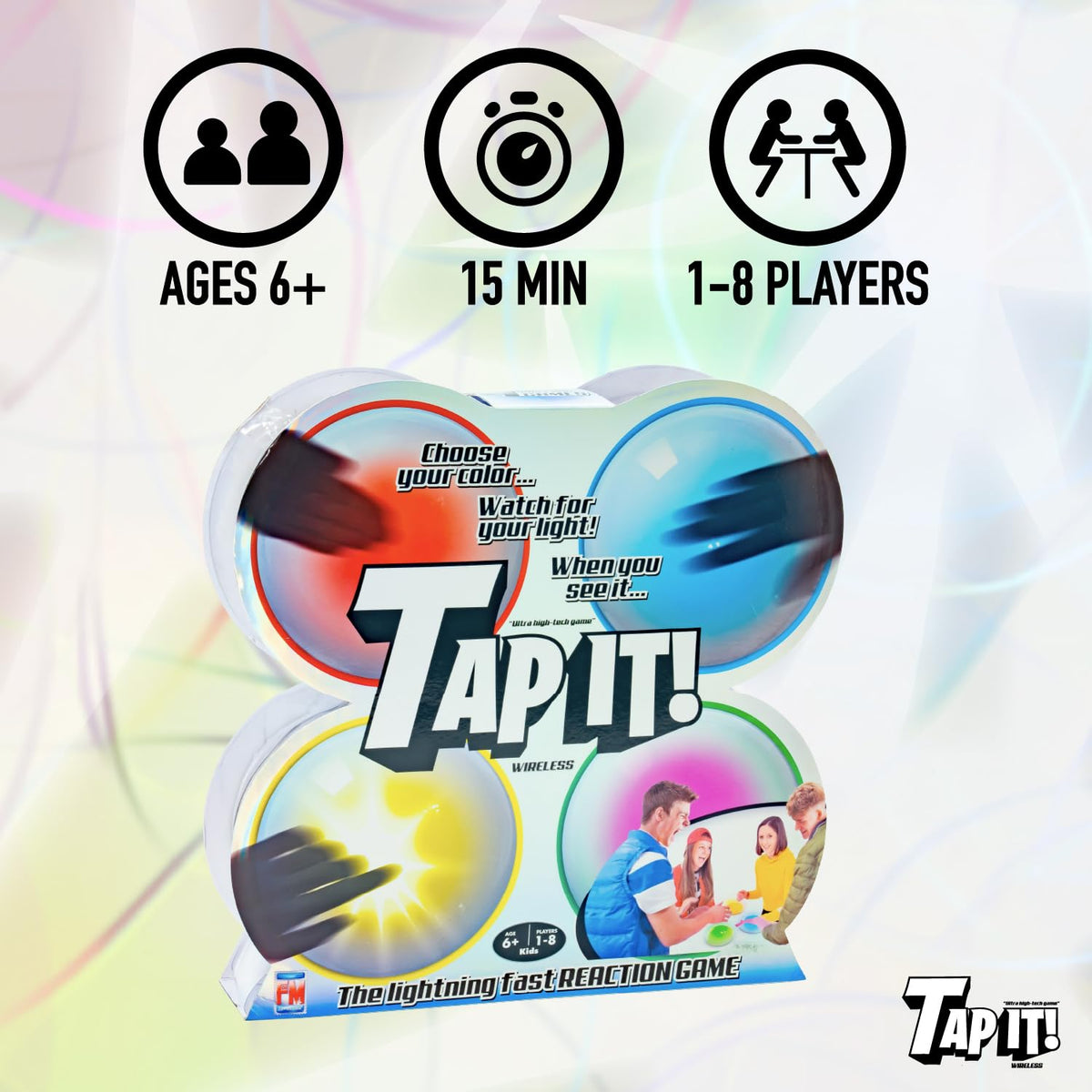 Fotorama Tap It brings versatile party fun for up to eight players.