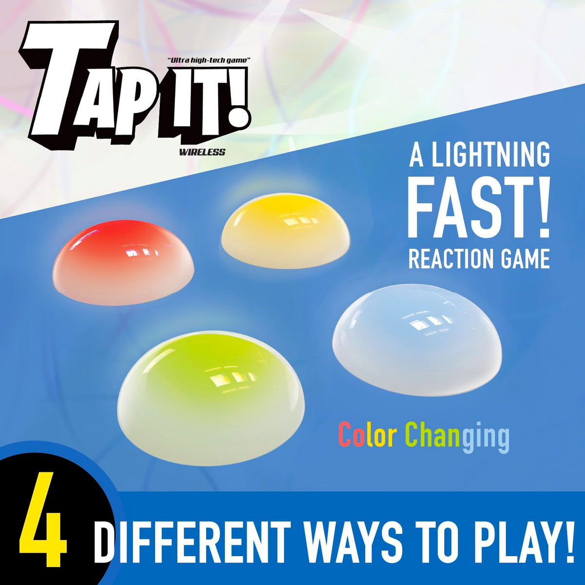 Fotorama Tap It game play with lights enhances focus and fast reactions.