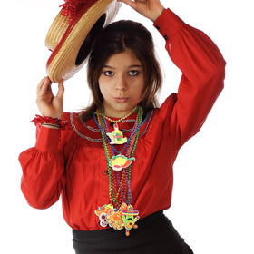 Each necklace measures about 32 inches for easy wearing