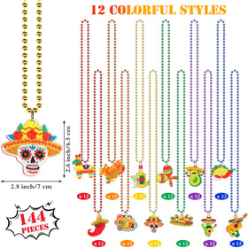 Fovths Cinco de Mayo necklaces featuring 12 designs for versatile celebrations