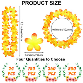 Fovths Hawaiian leis closeup flowers showcase vibrant petals for festive styling.