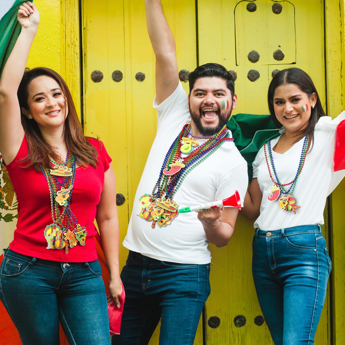 Ideal party favors for Cinco de Mayo, parades, and masquerades
