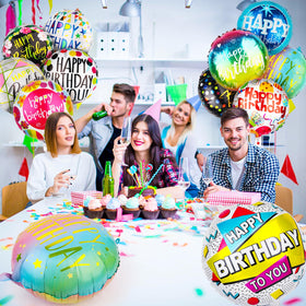 Fowecelt versatile decor ideas with 18-inch balloons for all ages.