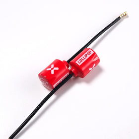 Foxeer Lollipop FPV antenna focusing on 5.8 GHz for stable video reception.