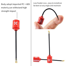 Foxeer Lollipop RHCP U.FL antenna delivers improved signal consistency.
