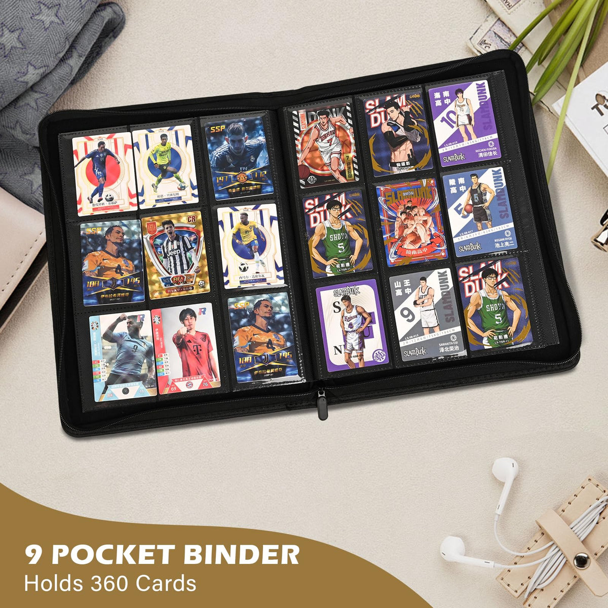 Foxegg crystal-clear pockets display cards clearly while guarding against damage.
