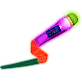 Foxtail LED outdoor ball in soft foam for dusk play