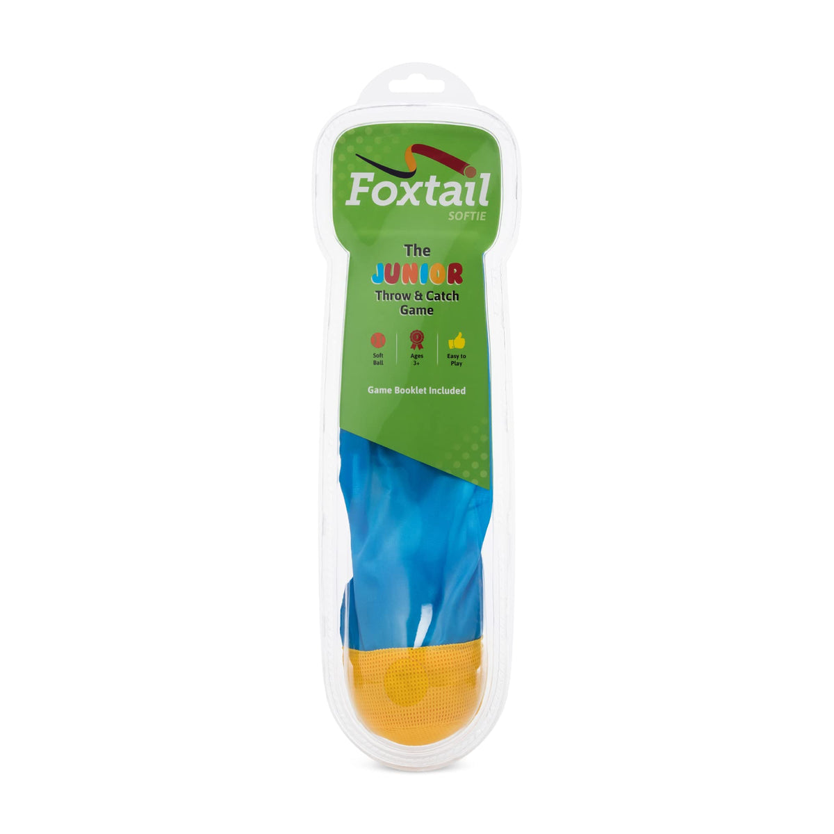 Foxtail Softie showing color-coded ball segments for playful scoring