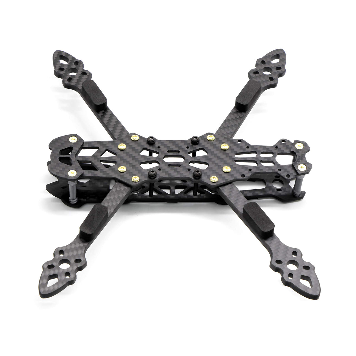 FPVDrone 25mm standoffs improve CG and stability during flight.