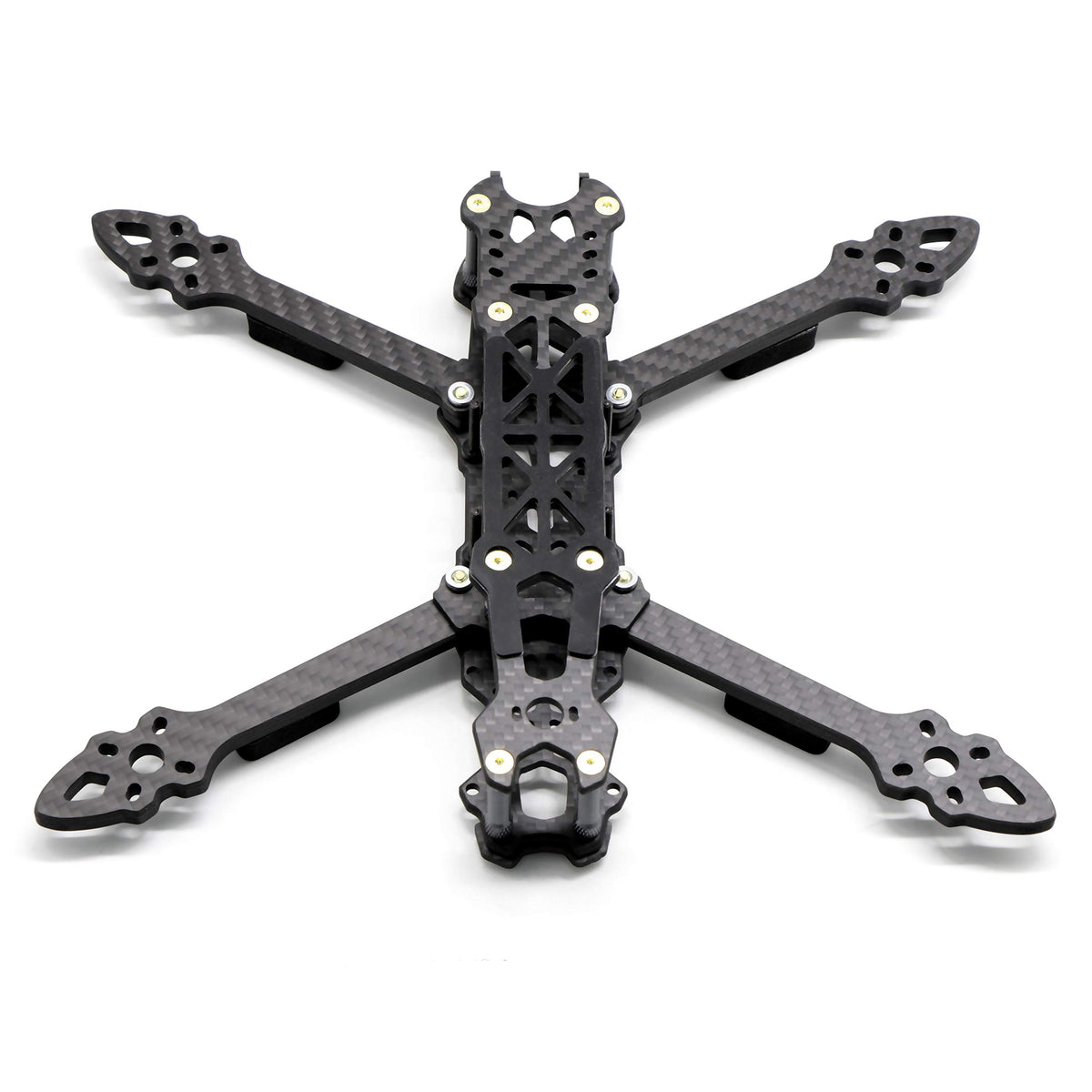 FPVDrone mounting holes support 30.5x30.5 and 20x20 configurations for flexible builds.
