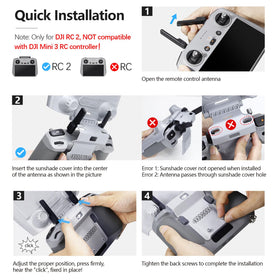 Anti-fingerprint, dustproof RC2 screen protector by FPVtosky