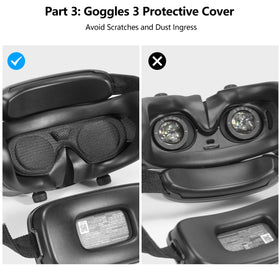 FPVtosky Avata 2 protective cover keeps goggles safe during storage.