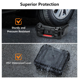 FPVtosky NEO2 case interior cushioned EVA foam protects components.