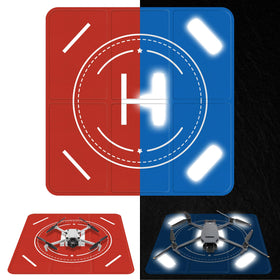 FPVtosky nighttime landing pad blue side enhances visibility for safe landings