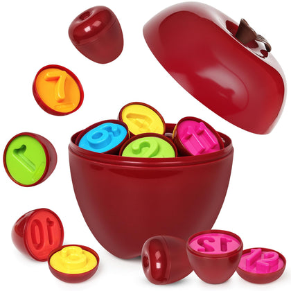 FQKIOMY Apple Sorter with number puzzles supports early math learning.