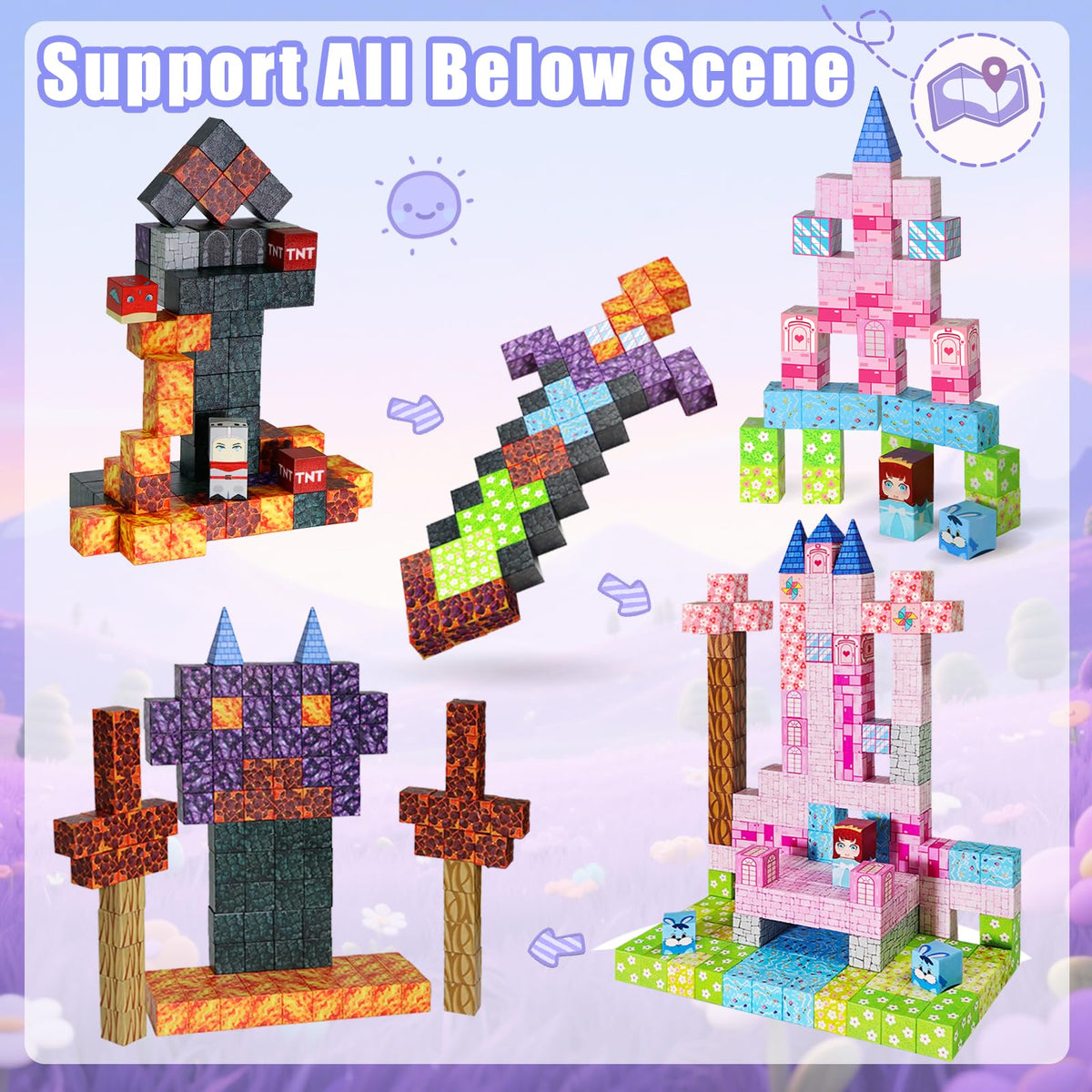 FQOIUD unlimited compatibility bridges brands for evolving play sets