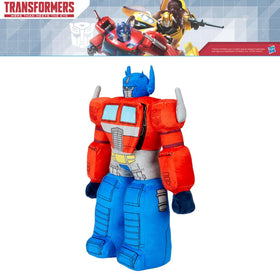 Franco Optimus Prime cuddle pillow shows Autobot symbols on arms.