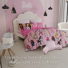 Franco Barbie pillow packaging shows gift-ready presentation.