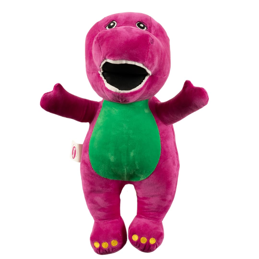 Franco Barney Cuddle Pillow front view shows inviting plush softness for cozy snuggles.