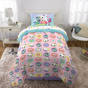 Franco Gabby’s Dollhouse twin bedding set designed for easy care and color longevity