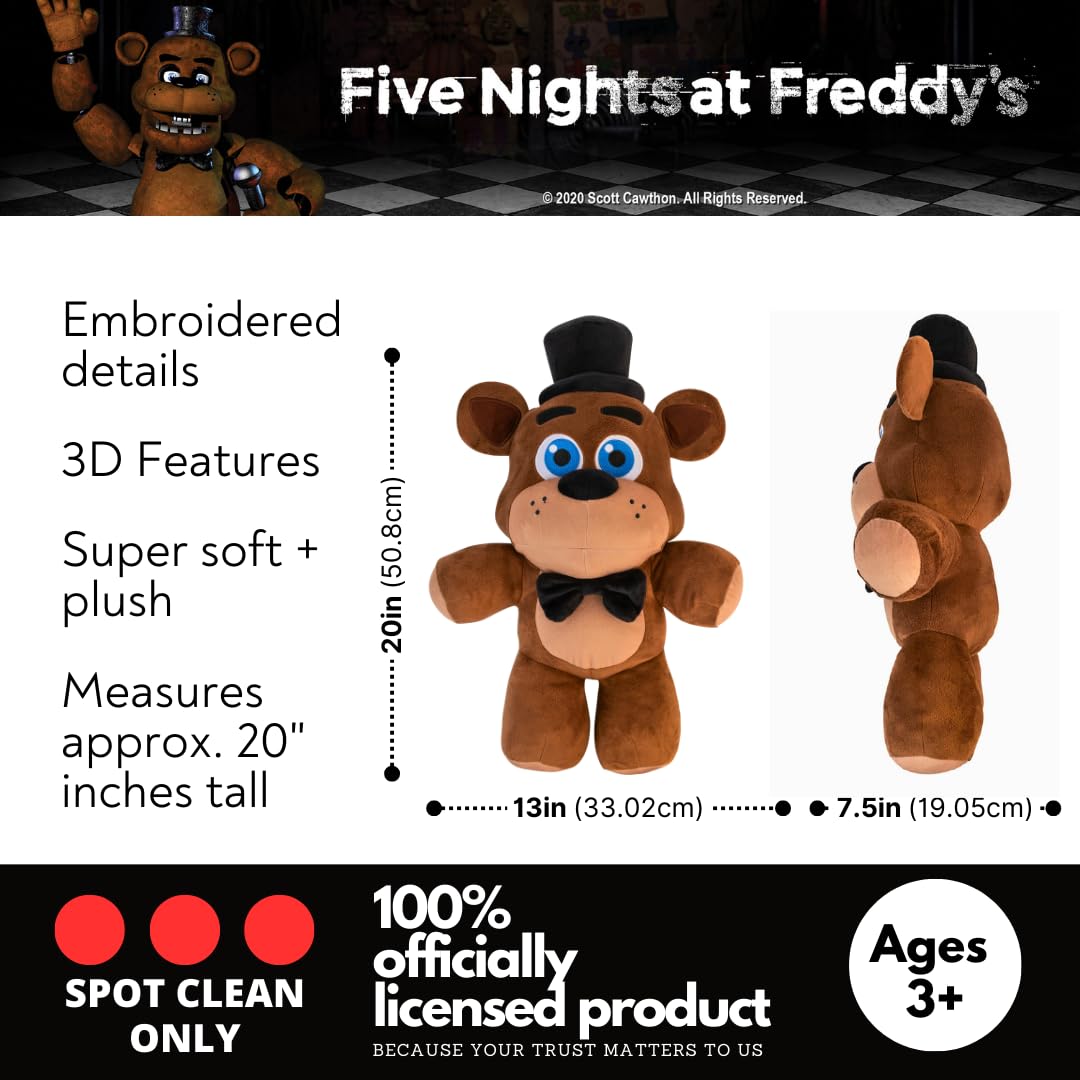 Franco Freddy plush embroidery detail showing face features