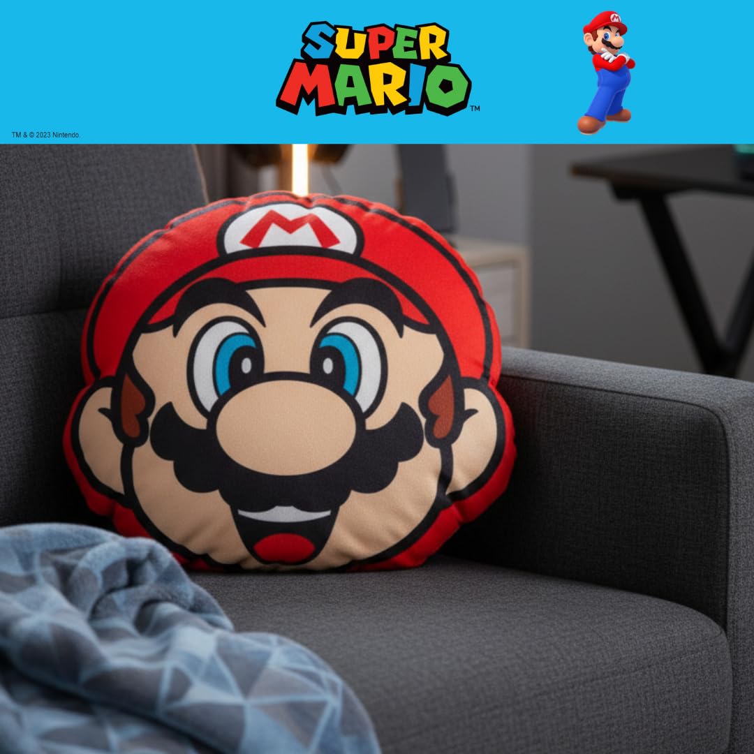 Franco officially licensed Mario pillow brings nostalgic flair to gaming setups