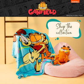 Franco Garfield cuddle pillow spot-clean care instructions for simple maintenance