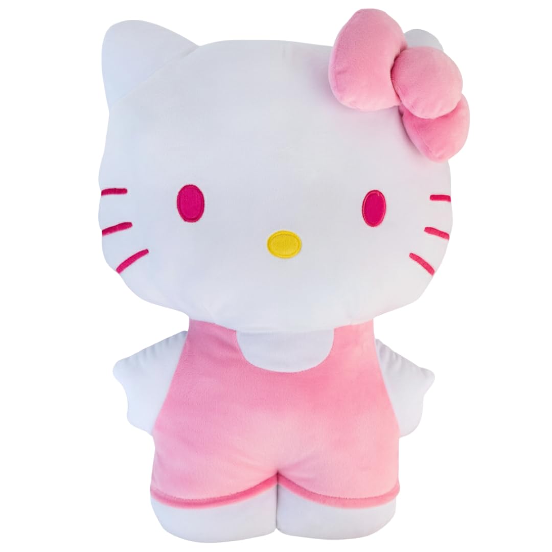 Franco Hello Kitty pink plush cuddle pillow buddy for cozy snuggles.