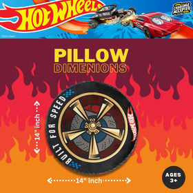Franco Hot Wheels soft plush cushion for kid-friendly decor.