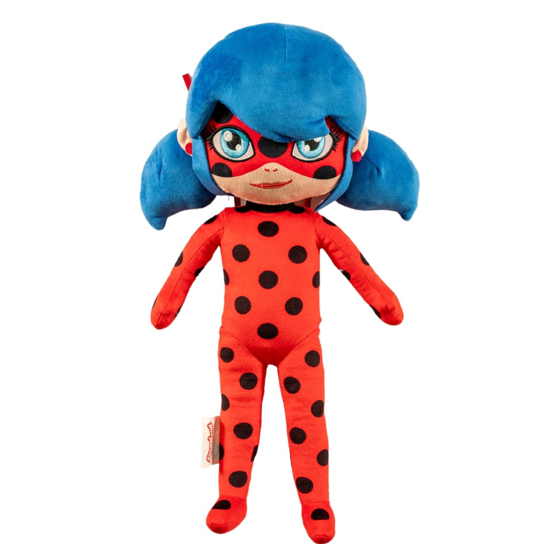 Franco Kids Miraculous Ladybug cuddle pillow for cozy playtime.