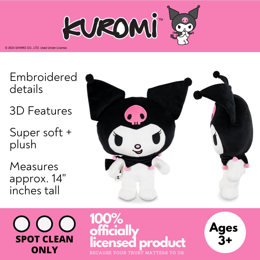 Franco Kuromi cuddle pillow side view highlighting soft, huggable texture for relaxing moments