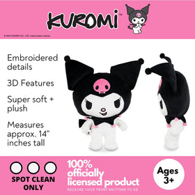Franco Kuromi cuddle pillow side view highlighting soft, huggable texture for relaxing moments