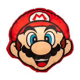 Franco Nintendo Super Mario face pillow for cozy gaming sessions