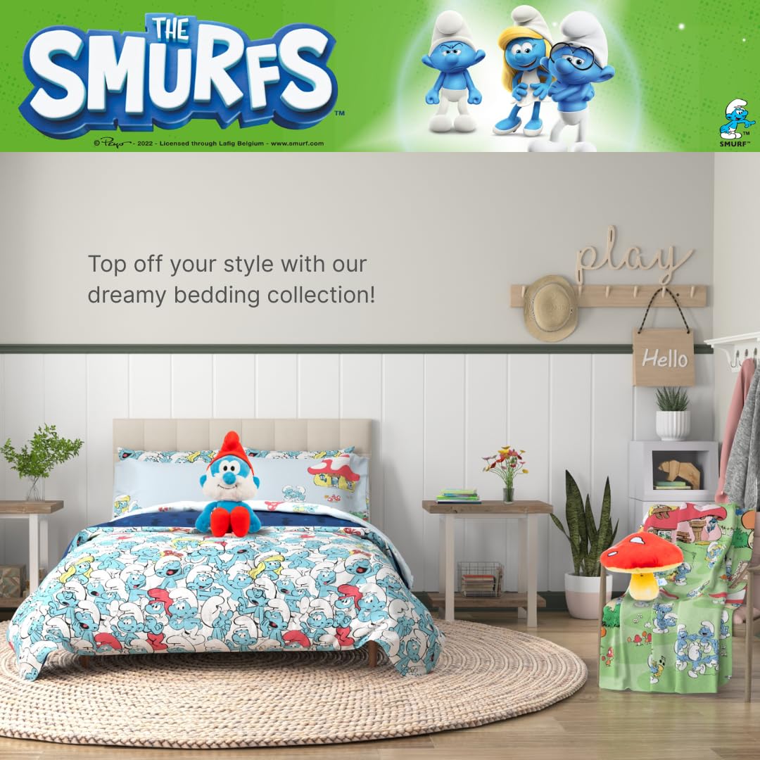 Franco Papa Smurf pillow packaging ready for gifting