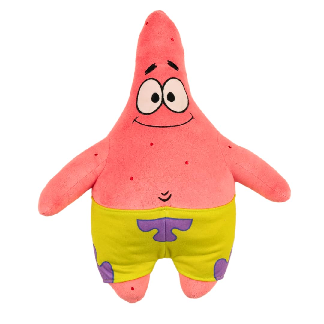 Franco Patrick Star cuddle pillow close-up shows soft plush texture for cozy lounging.