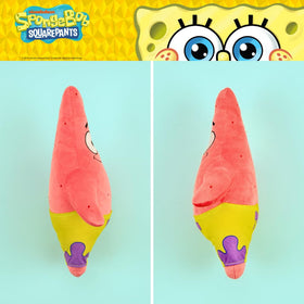 Franco Patrick Star cuddle pillow licensed branding confirms authentic character decor.