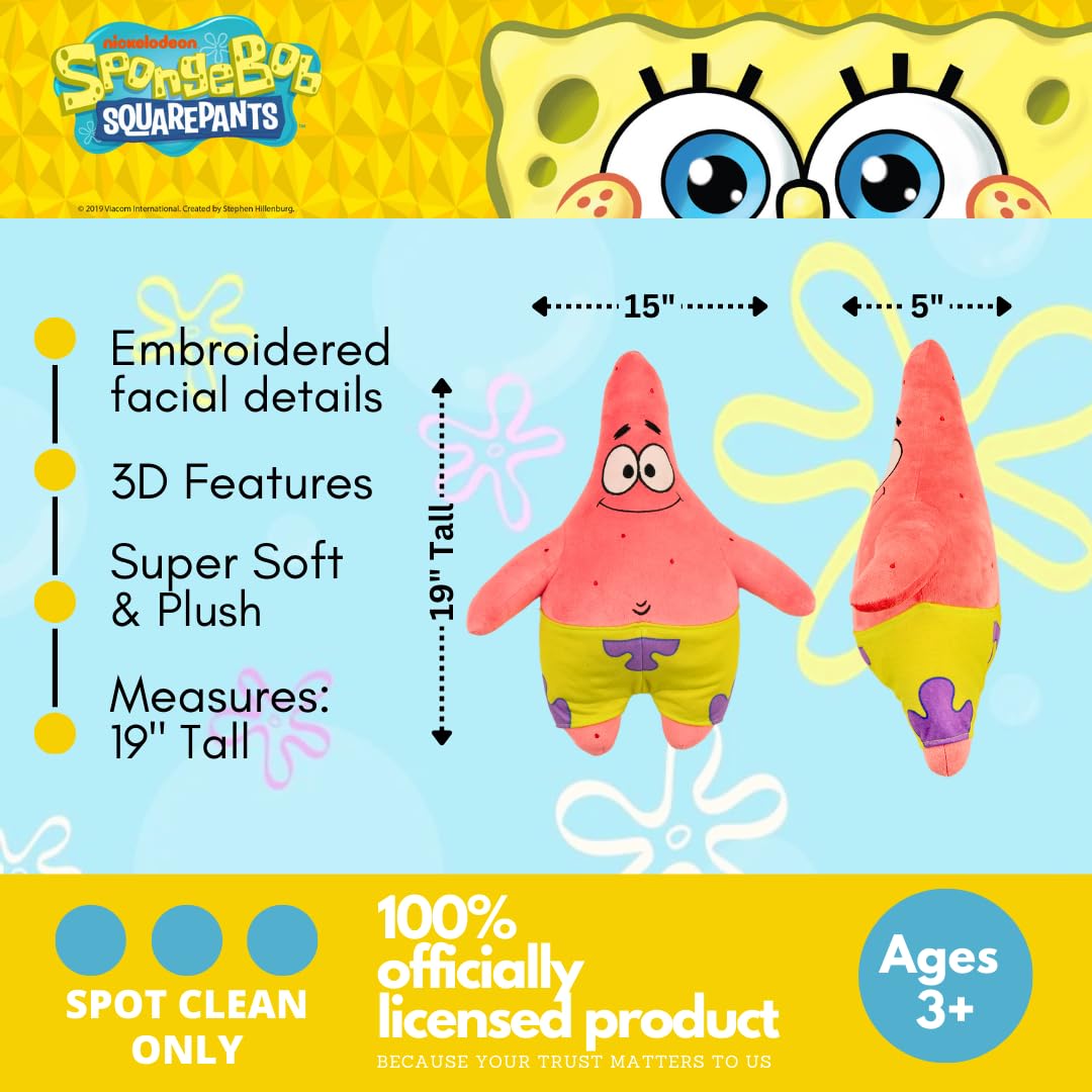 Franco Patrick Star cuddle pillow soft plush texture invites comforting hugs for cozy moments.