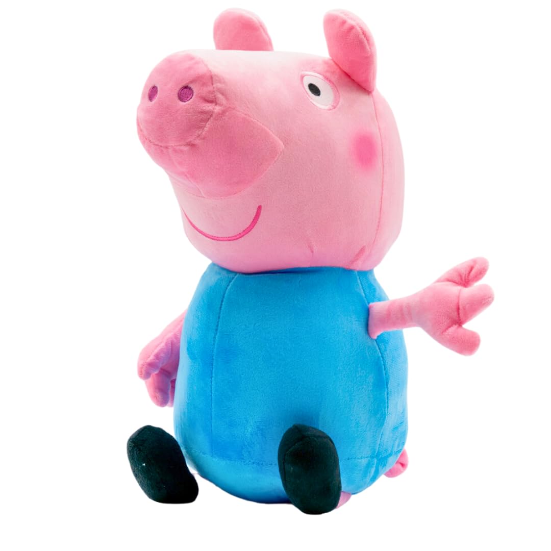 Franco Peppa Pig George cuddle pillow buddy, ultra-soft plush for cozy bedtime cuddles.