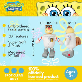 Franco Sandy Cheeks plush showcases soft velvet-like texture for comforting hugs