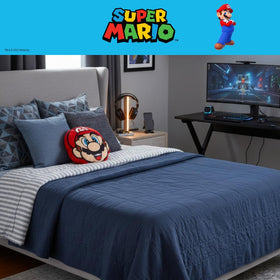 Franco 16-inch Mario plush pillow for naps and cuddling
