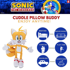 Franco Sonic The Hedgehog Tails plush detail showing spikes and shoes.