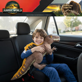 Franco Spinosaurus cuddle pillow soft plush texture invites warm hugs and cozy naps.
