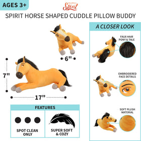 Franco Spirit horse hair and tail accents enhance character realism.