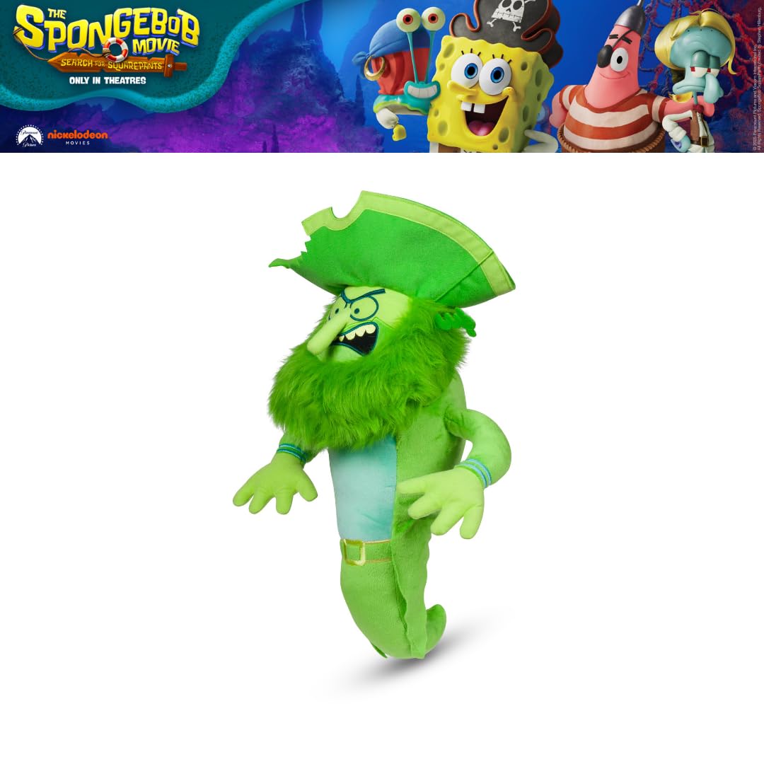 Franco Spongebob Flying Dutchman cuddly plush glows in the dark for cozy nights