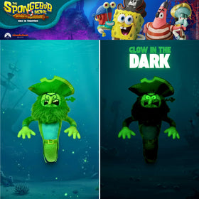Franco Spongebob Flying Dutchman plush shows beard detail for friendly pirate vibe