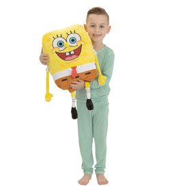 Franco SpongeBob pillow buddy full-view highlights character ready for bedtime adventures