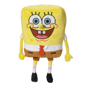 Franco SpongeBob plush cuddle pillow front view shows full character and inviting texture