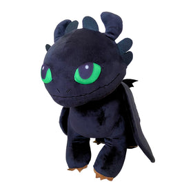 Franco Toothless cuddle pillow with light-up eyes for soothing bedtime comfort.