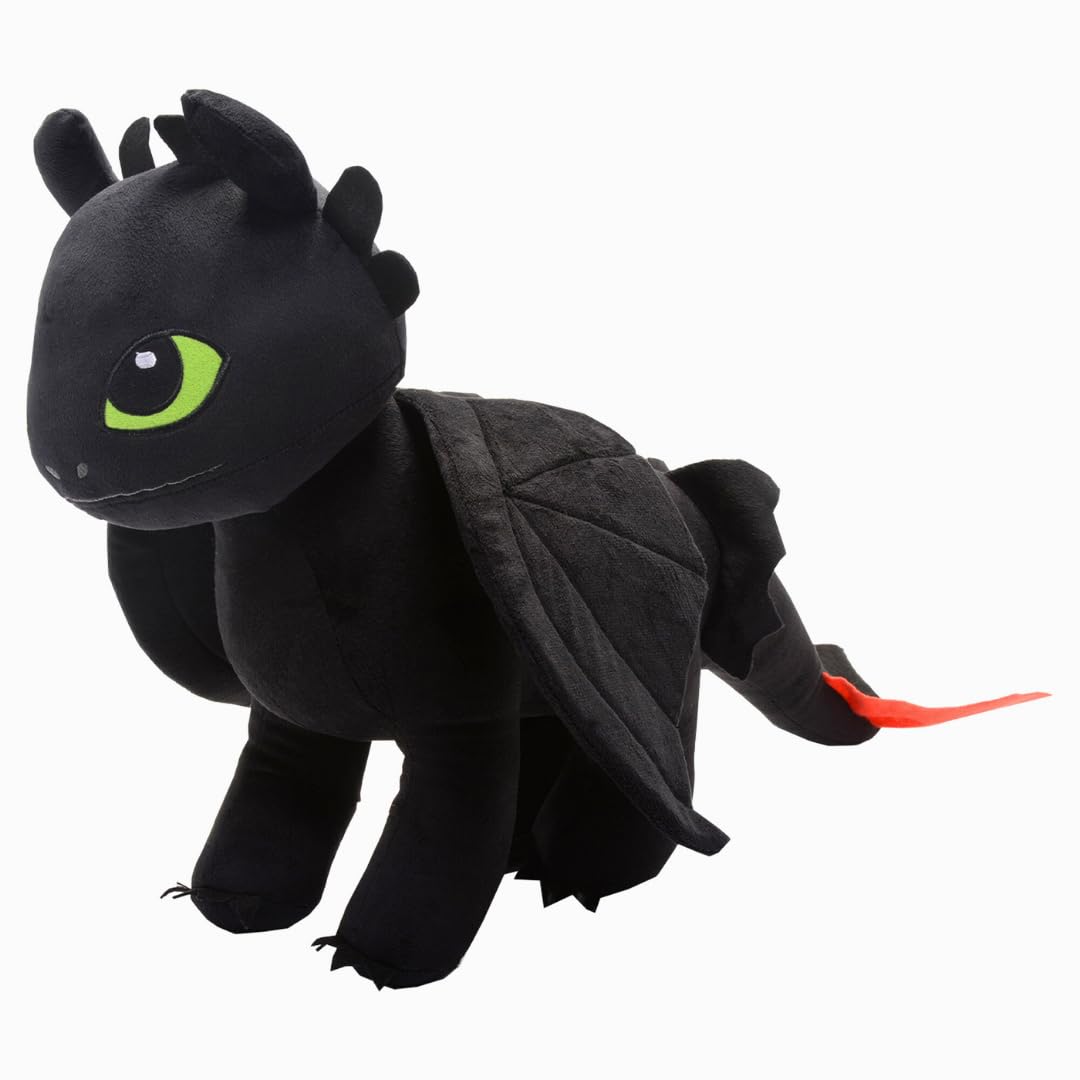 Franco Toothless dragon pillow close-up showing plush texture for cuddling.